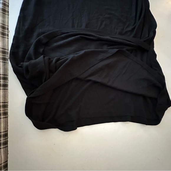 GOLDRAY BLaise Black Modal Ribbed 1/2 Sleeves Fitted Knit Versatile Dress NWT L - Picture 10 of 16